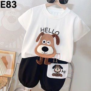 Terno for Kids Boy cute dog 3D design casual wear 1-5yrs old E83