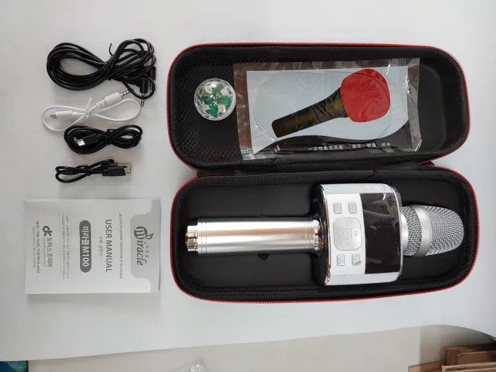 Micro%20Bluetooth%20Miracle%20M100%20H%C3%A1t%20Karaoke%20Tr%C3%AAn%20%C4%90i%E1%BB%87n%20Tho%E1%BA%A1i%20Di%20%C4%90%E1%BB%99ng%20Cao%20C%E1%BA%A5p%20-%20Image%202