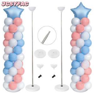 JCSYFAC Bóng cột đứng kit có thể điều chỉnh bóng cột kit kim loại kính thiên văn trụ cột bóng đứng bữa tiệc sinh nhật Tốt nghiệp weddi