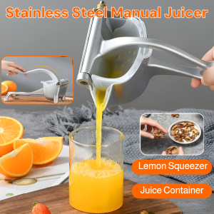 Multifunctional Manual Juicer With Juice Container High Quality Stainless Steel Manual Fruit Juicer Lemon Squeezer