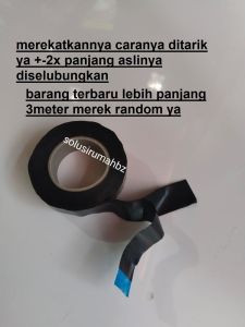 ISOLASI SATELIT LAKBAN HITAM 3m ANTI AIR POMPA SIBEL seal tape tape sealtape tegangan tinggi celup solasi