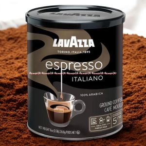 Lavazza 250gr Espresso Italiano Classico Kopi Bubuk Powder Coffee Kemasan Kaleng Lava Zza Kopi Arabika Dari Amerika Selatan Dan Afrika