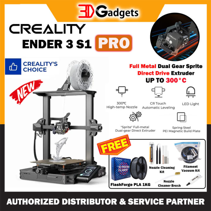 Creality Ender 3 S1 PRO HIGH TEMP Full-Metal Direct Drive WiFi Semi DIY ...