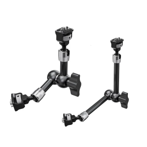 Articulating Arm with 360 Degree Ball Head Locating Pin for Camera Monitor Mount with 1/4inch Screw for DSLR