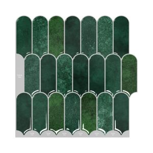 CHUN053634 Self-adhesive 3D Wall Tile PVC Fish Scale Kitchen Backsplash Portable Waterproof Wall Sticker For Kitchen Bathroom