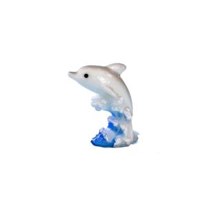 APRICOT Ocean Series Seven Color Dolphin Resin Simulation Car Ornaments Decorative Cartoon Dolphins Micro Landscape Aquarium