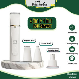 Realmpetz YiZU T09 PET Razor Pet Hair Trimmer Pet Hair Shaver Dog Shaver Dog Clipper Set Cat Trimmer Cat Fur Shaver Fur