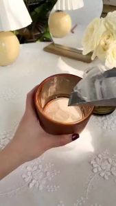 Cốc thuỷ tinh hổ phách bọc da 450ml tặng kèm ống hútcốc làm quà tặng xịn sò cao cấp ý nghĩa Vuadienmay