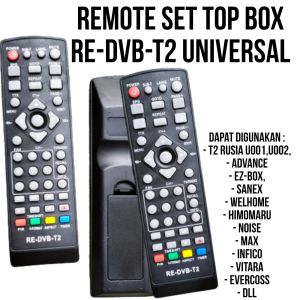 Remot STB Universal DVB-T2 Remote Set Top Box Semua Merk