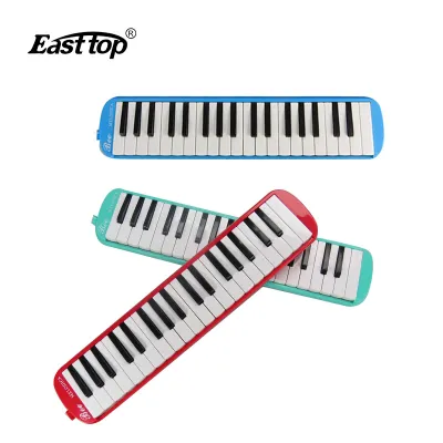 Easttop BM37K 37 Keys Melodica with Flexible Tube Piano Style Keyboard Harmonica Mouth Organ with Packing Box Musical Gift for Beginners and Kids