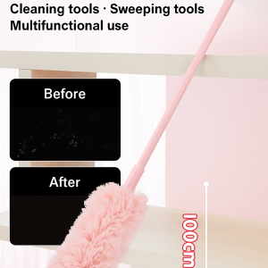 【Electrostatic Adsorption】Magic Dust Bubble Duster Static Long Handle Soft Magic Plastic Duster Portable Dust Remover