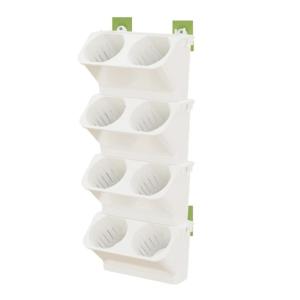 8in1 Easy Maintenances Wall Mounted Planter Planting Pot for Herbs and Succulents with Highly Absorbing Cotton Ropes