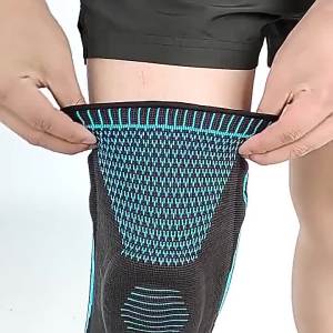 [SG] VIVA Knee Support Sleeve  Compression Knee Guard Support   Silicone Patella Ring  Breathable Sports Knee Guard