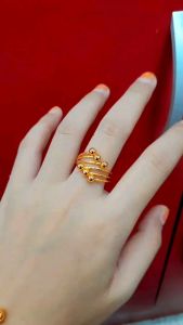 Gelang Set Xuping Terbaru Gold Dilapisi Emas 18k Model Bola bola Terlihat Elegan