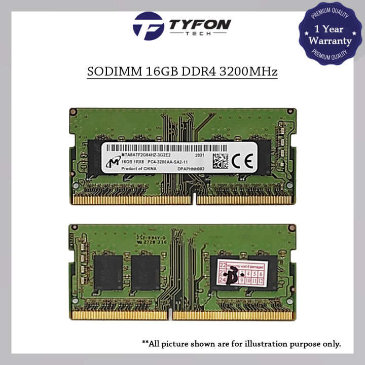 RAM DDR4 SODIMM 4GB 3200MHz Per Notebook – Modulo OEM SK Hynix, PC4-25600 1.2V, HMA851S6DJR6N