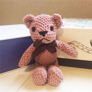 LINSBAYWU Cute Children Gift Key Pendant Plush Pendant Toy Decorations Bear Stuffed Toys Soft Toys Stuffed Animals Bear Plush Toy