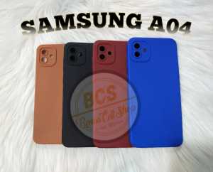 BCD - SAMSUNG A04 SOFTCASE CASE  MACARON PRO KAMERA PLUS PELINDUNG KAMERA