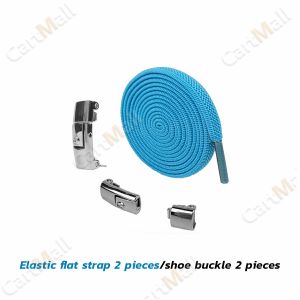 1 pair 8MM elastic shoelaces no tie lazy shoe laces lock Laces Kids Adult Outdoor Sneakers Shoelace
