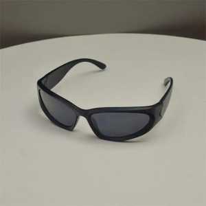Kacamata Hitam Cyberpunk Fashion Model Gaya Steampunk Gropcore Sunglasses