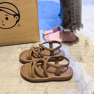 [Free Shipping] WomenS Summer 2026 New Fashion Thick-Soled Cross-Strap Sandals Platform Non-Slip Roman Shoes