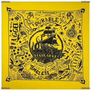 [COD] ZNPNXN Nautical Print High Quality Hip Hop Cotton Square Scarf Men Bandana Scarf Headband Paisley Gifts For Boys Girls