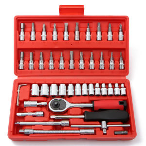 Car maintenance set tool socket wrench combination hardware tool small 46 sets wrench combination sleeve
