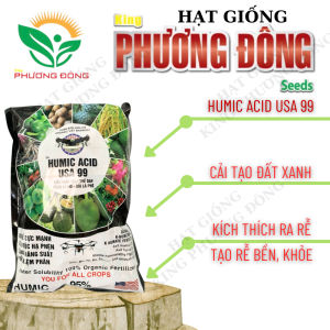Humic Acid - Cải Tạo Đất Xanh Cây Dưỡng Rễ Phục Hồi Sau Thu Hoạch Nhiễm Mặn Gói 1kg