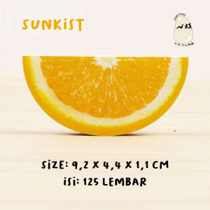 Memo Pad Mini Bentuk Buah Sticky Note Kertas Tempel Aesthetic Post It fruits kertas note buahan