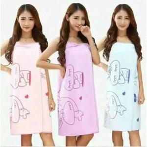 Handuk Baju Motif Dewasa/Wearable Towel/Handuk Multifungsi Kimono