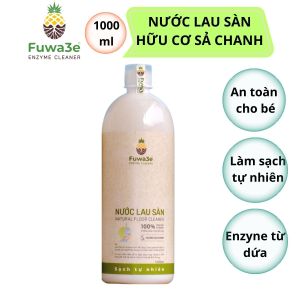 Nước lau sàn sinh học Fuwa3E tinh dầu sả chanh 1L an toàn khi tiếp xúc da không hóa chất an toàn cho sức khỏe giúp xua côn trùng bảo vệ môi trường