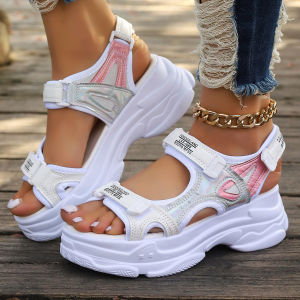 Free Shipping New Summer Collection: WomenS Thick-Soled Roman Sandals Casual And Sporty Suitable For Students