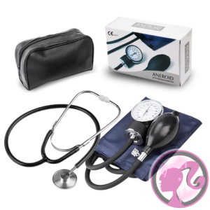 Aneroid Blood Pressure Monitor - Manual Upper Arm Sphygmomanometer with Zipper Bag for Adult Use