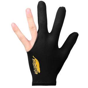 Professional Snooker Billiard Glove Embroidered Absorb Sweat Breathable Anti-slip Billiard Pool Three Finger Gloves
