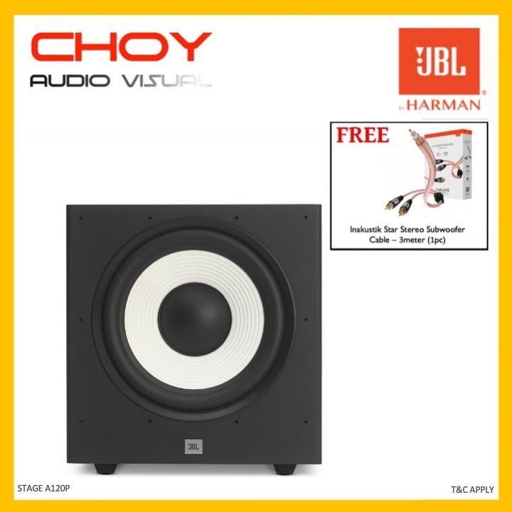 JBL Stage A120P 12" Powered Subwoofer Lazada