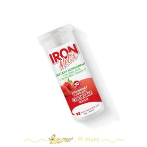 Sắt ngậm Iron Melts hương vị dâu 50 viên