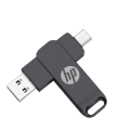 【รับประกัน 5ปี】2tb, USB3.0, แฟลชไดรฟ์ HP, 2-in-1 Type C High-Speed Flash Drive, OTG, 1TB U Disk ความเร็วสูง ตัวถังอัลลอยด์กระจายความร้อน แฟลชไดรฟ์ หน่วยความจําข้อมูล. 