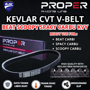 VANBELT VBELT KEVLAR PROPER RACING LINE BEAT SCOOPY SPACY CARBU KVY KARBU CARBURATOR KARBURATOR KVY BELT FANBELT VAN BELT RACING PROPER
