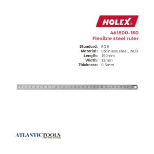 Holex Slim Flexible Stainless Steel Ruler