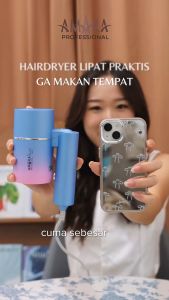 AMARA / HD AM-3700 / Folding Hairdryer Gradiasi Fashion 400 Watt / Hair dryer Lipat Travel Size