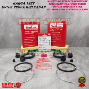 SIL SEAL REM CAKRAM RODA DEPAN SUZUKI FUTURA KIRI KANAN 1SET SEIKEN