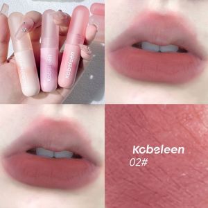 KOBELEEN Lip Glaze Small Paintball Lip Tint Velvet Matte Lip Mud Longlasting Waterproof Lip Glaze