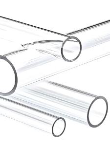 Clear Plastic Acrylic Round Tube ID 3mm - 294mm OD 5mm -300mm Lengths 500mm Perspex Aquarium Water Water