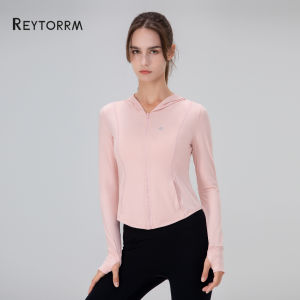 Reytorrm Jaket Olahraga Wanita Lengan Panjang Sport Jaket Anti UV UPF50+（WT003）