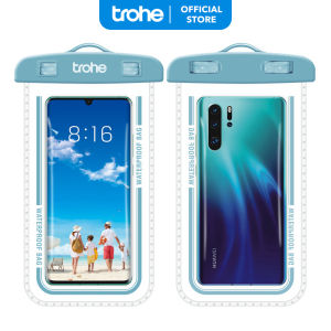 Trohe Kantong Casing HP Anti Air Mobile Phone Pouch Waterproof Mobile Phone Pouch Universal Case Bag