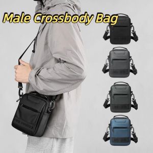 CRNGW แบบสบายๆ กระเป๋าคาดลำตัวผู้ชาย ไนลอน ความจุขนาดใหญ่ กระเป๋าแขวนเข็มขัดที่สวมใส่ได้ แฟชั่น กระเป๋าหลายช่อง กระเป๋าสะพายไหล่ขนาดเล็ก ชาย