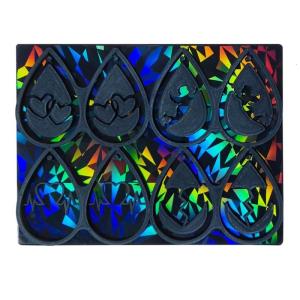 Holographical Earwear Mold Ear Pendant Molds Love Themed Ear Rings Mold d Silicone Molds for Fashion Enthusiasts