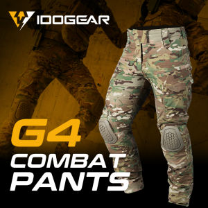 IDOGEAR G4 Tactical Pants W/ Knee Pads Pants Camo Pants Tactical hiking camping camo Gen4 pants Nylon