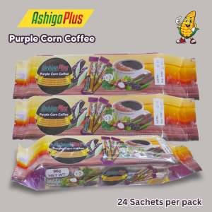 AshigoPlus - Purple Corn Coffee (24 Sachets in 1 Pack)