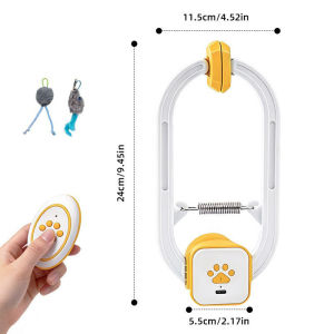 Tương Tác Điện đồ chơi cho thú cưng dụ mèo Gậy dụ mèo Nâng Cấp Dual-Chế Độ Thường Xuyên Đu Xoay Xoay Điều Khiển Từ Xa Thiết Kế chốt cửa