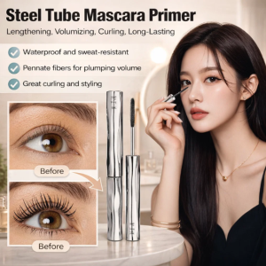 Steel Pipe Eyelash Primer Eyelash Curling Long Lasting Waterproof Natural Non Dizzy Eye Makeup Liquid Mascara Base
